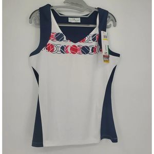 NEW Grand Slam Performance Medium Tank Top‎ White Pickleball Moisture Wicking